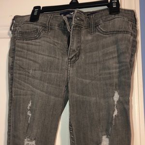 Gray Hollister Skinny Jeans